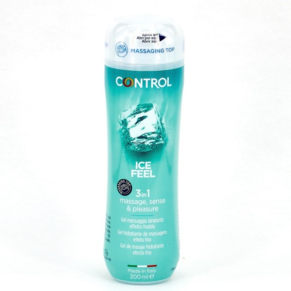 Control Ice Feel Gel de Masaje Hidratante 200 ml