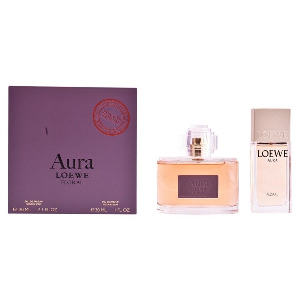Loewe aura floral eau de parfum 120ml vaporizador + eau de parfum 30ml vaporizador