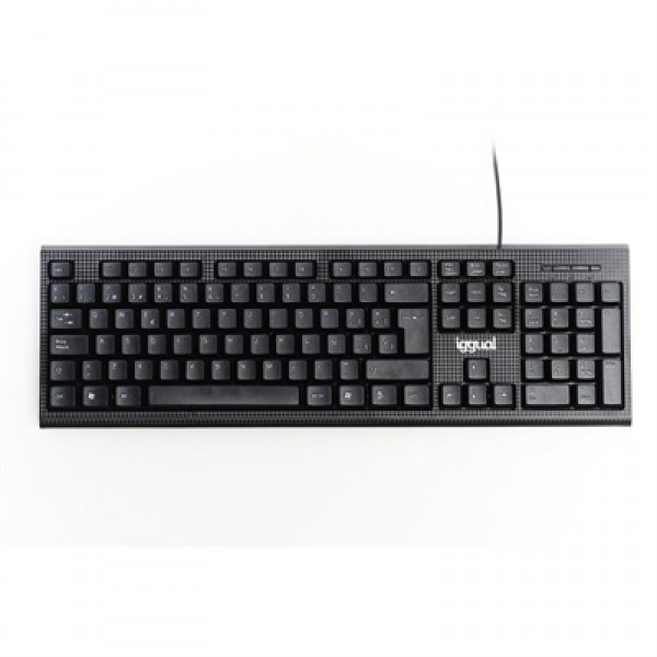 Iggual teclado estándar ck-business-105t negro