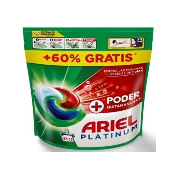 Ariel detergente Pods poder quitamanchas 27+17